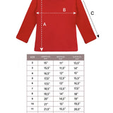 Little Girls Cotton Long Sleeve Basic Crewneck T-Shirt