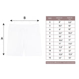 Girls' Basic Solid Soft Dance Short for Gymnastics or Under Skirts