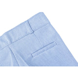 Boys 5-Piece Slim Fit Textured Suit Set