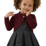 Baby Knit Button Detailed Bolero Cardigan