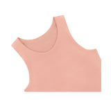 Girls' Double Lined Sleeveless Basic Crop Tank Top