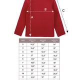 Toddler Cotton Long Sleeve Basic Mock-Neck T-Shirt