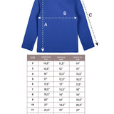 Toddler Cotton Long Sleeve Basic Mock-Neck T-Shirt
