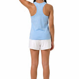 Girls' Soft Solid Cotton Blend Racerback Tank Top