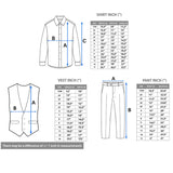 Boys Suit Set Slim Fit Vest, White Dress Shirt, Dress Pants and Bowtie 4 Piece Formal Suit Set