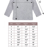 Lilax Girls' Basic Long Sleeve Round Neck Cotton T-Shirt