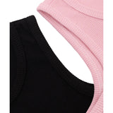 Girls 2-Pack Basic Cropped Tank Top