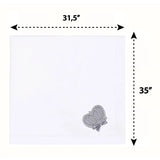 Soft Cotton Swaddle Receiving Blanket for Newborn Baby Boy's Crown Jewels 34 X 30