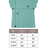 Baby Cotton Puff Sleeve Basic Crewneck T-Shirt