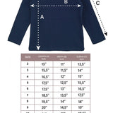 Little Girls Cotton Long Sleeve Basic Crewneck T-Shirt