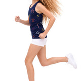 Girls' Soft Solid Cotton Blend Racerback Tank Top