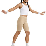 Girls' Soft Stretch Bike Shorts | Elastic Waist | Cotton Blend | Toddler & Kids Sizes 2T–12Y