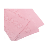 Baby Girl Cotton Knit Heart Receiving Blanket