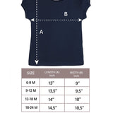 Baby Cotton Puff Sleeve Basic Crewneck T-Shirt