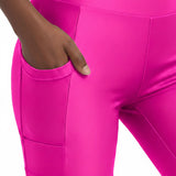 Lilax Girls Athletic Shorts with Pocket High Waisted Biker Shorts for Dance Yoga Gymnastics