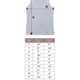 Girls' Soft Solid Cotton Blend Racerback Tank Top / 8 to 10 Years