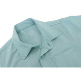 Boys' Button Down Shirt Solid Short Sleeve Classic Solid Oxford Dress Shirt