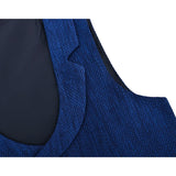 Boys Suit Set Slim Fit Vest, White Dress Shirt, Dress Pants and Bowtie 4 Piece Formal Suit Set