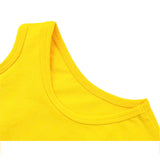 Girls' Soft Solid Cotton Blend Racerback Tank Top