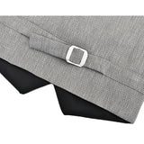 Little & Youth Boys Formal Suit Set Slim Fit Vest, White Dress Shirt, Dress Pants and Bowtie 4 Piece