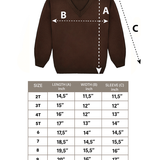 Toddler & Little Boys Classic V-Neck Knit Sweater