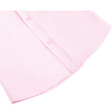 Lilax Boys Classic Short Sleeve Button Down Casual Solid Dress Shirt