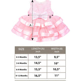 Baby Embellished Lace Detailed Tulle Gown Set