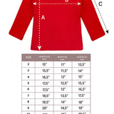 Lilax Girls' Basic Long Sleeve Round Neck Cotton T-Shirt