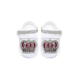 Newborn 4-Piece Jeweled Crown Layette Set