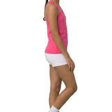 Girls' Soft Solid Cotton Blend Racerback Tank Top