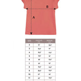 Girls' Basic Cotton T-Shirt  Short Puff Sleeve Crewneck / Toddler