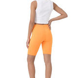 Girls' Soft Stretch Bike Shorts | Elastic Waist | Cotton Blend | Toddler & Kids Sizes 2T–12Y