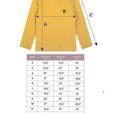 Girls' Basic Mock Turtleneck Long Sleeve Cotton Solid T-Shirt / 9 to 12 Years