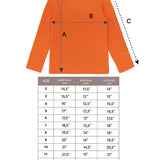 Toddler Cotton Long Sleeve Basic Mock-Neck T-Shirt