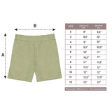 Little Girl Cotton Basic Solid Short