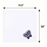 Soft Cotton Swaddle Receiving Blanket for Newborn Baby Boy's Crown Jewels 34 X 30