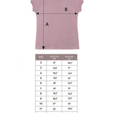 Girls' Basic Cotton T-Shirt  Short Puff Sleeve Crewneck / Toddler