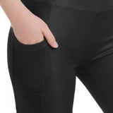 Lilax Girls Athletic Shorts with Pocket High Waisted Biker Shorts for Dance Yoga Gymnastics