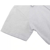 Boys' Button Down Shirt Solid Short Sleeve Classic Solid Oxford Dress Shirt