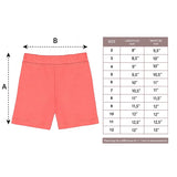 Little Girl Cotton Basic Solid Short