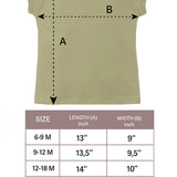 Baby Girls' Basic T-Shirt Short Sleeve Crewneck Tee