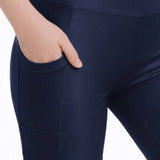 Lilax Girls Athletic Shorts with Pocket High Waisted Biker Shorts for Dance Yoga Gymnastics
