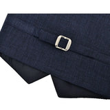 Boys 4-Piece Slim Fit Textured Suit Set