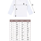 Little Girls Cotton Long Sleeve Basic Crewneck T-Shirt
