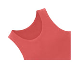 Girls' Double Lined Sleeveless Basic Crop Tank Top
