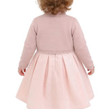 Little Girls' Knit Long Sleeve Button Closure Bolero Cardigan Shrug