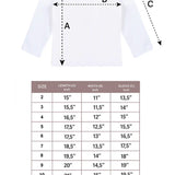 Lilax Girls' Basic Long Sleeve Round Neck Cotton T-Shirt