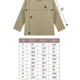 Little Girls Cotton Long Sleeve Basic Crewneck T-Shirt