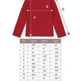 Toddler Cotton Long Sleeve Solid Turtleneck T-Shirt