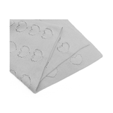 Baby Girl Cotton Knit Heart Receiving Blanket